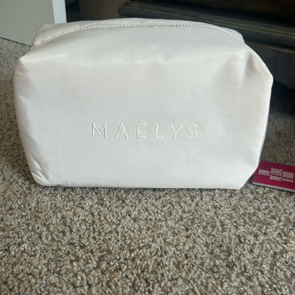 Maëlys White Cosmetic Bag